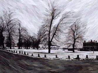 Westgrove, Looking Towards Blackheath, 1999 (collage mosaic ya karatasi)swed